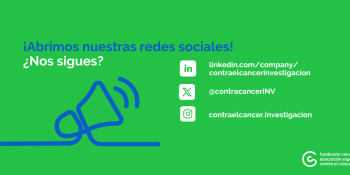 Nuevas redes sociales de la Fundación Científica de la Asociación Española Contra el Cáncer