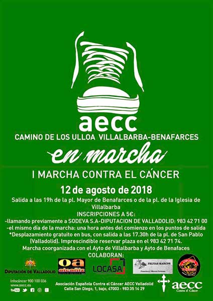 I Marcha camino de los Ulloa Villalbarba-Benafarces Contra el Cáncer: