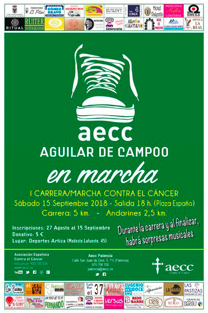 I Carrera/Marcha Contra el Cáncer Agular de Campoo