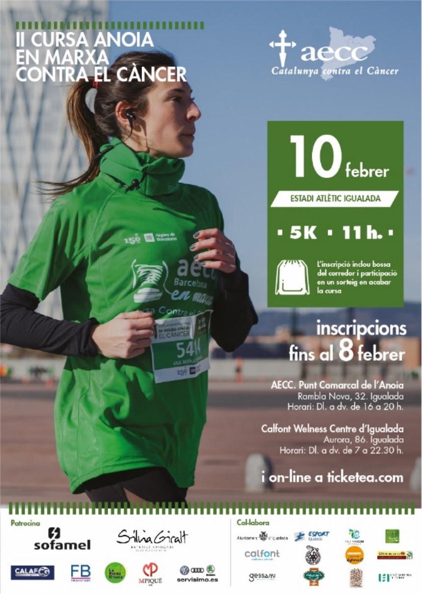 II Cursa Anoia en Marxa Contra el Càncer
