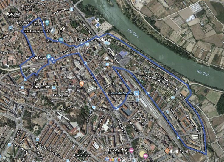  III Marcha AECC “La Ribera Contra el Cáncer”  Recorrido