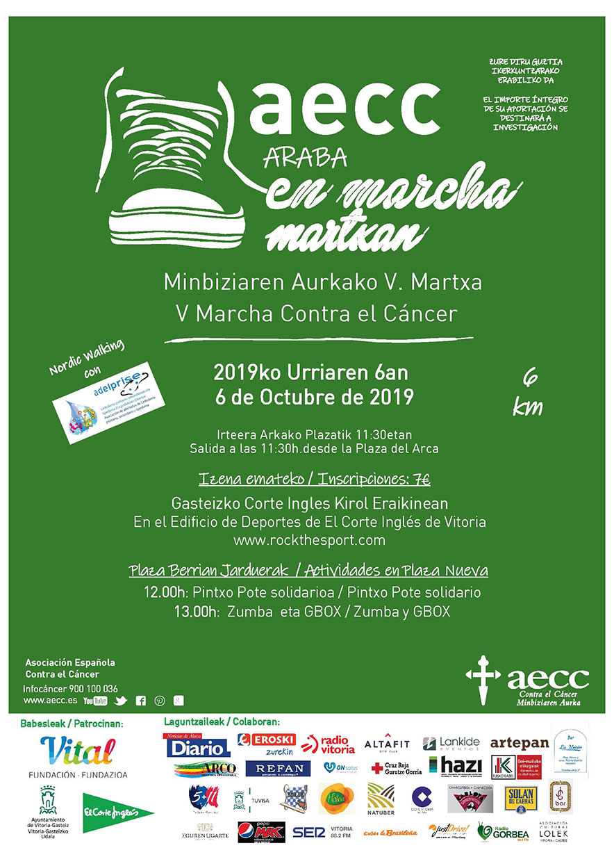 Araba EN MARCHA - V Marcha Contra el Cáncer