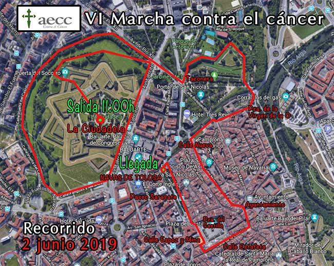 Recorrido VI Marcha Navarra