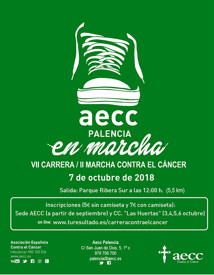 VII Carrera / II Marcha contra el Cáncer Palencia