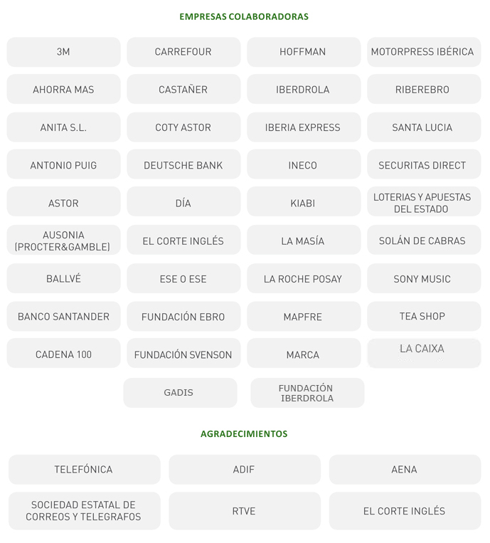 Empresas colaboradoras