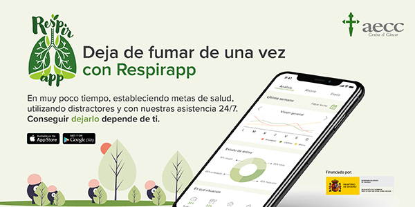 Respirapp, la app de la Asociación Española Contra el Cáncer para dejar de fumar