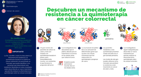 Descubren un mecanismo de resistencia a la quimioterapia en cáncer colorrectal