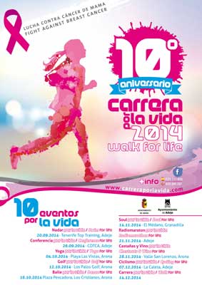 Décimo aniversario de la Carrera por la Vida