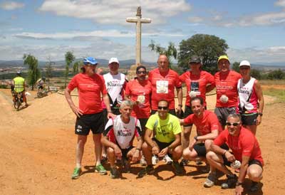 A Santiago contra el cáncer 2012. Foto de grupo