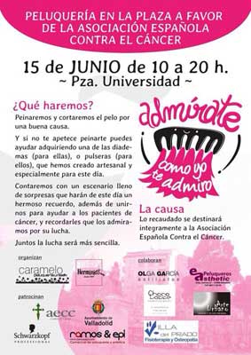 Peluquería en la plaza