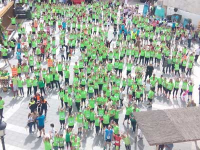 Los cerca de 800 inscritos en la I Marcha contra el Cáncer de Algete hace que la oferta pueda ampliarse en próximas ediciones