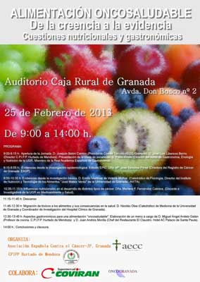 Cartel de Alimentación Oncosaludable
