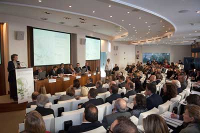Vista del auditorio del Foro Contra el Cáncer