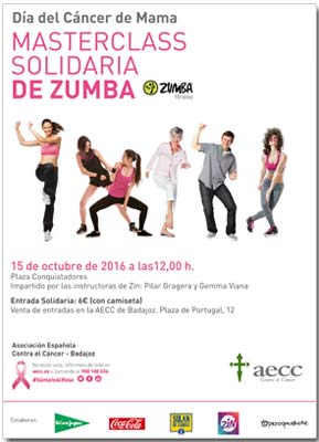 Día del cáncer de mama AECC Badajoz 2016