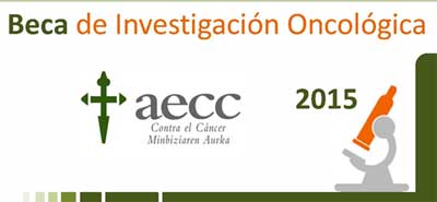 Concesión de beca de investigación 2015_aecc Bizkaia