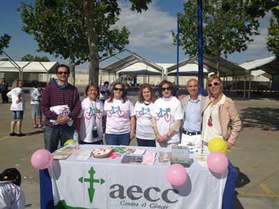 La aecc participa en el día de la bici de Torrejón de Ardoz
