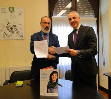 Convenio entre “la Caixa” y la aecc de Bizkaia