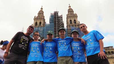 705 km. de ilusión contra el cáncer para un joven de Brunete que realiza el Camino de Santiago en 25 días 