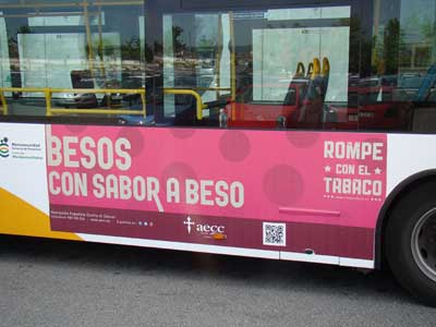Autobuses en Navarra. Besos con sabor a beso