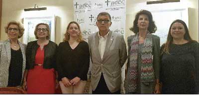 Presentación del Comité Ejecutivo de la Junta de Balears de la AECC ante los medios de comunicación