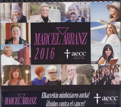 Calendario Solidario “Marcel Arranz” a favor de la AECC de Bizkaia