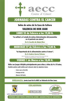 Jornadas contra el cáncer en Valencia de Don Juan - León