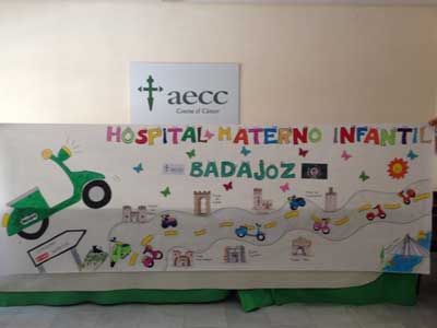 Vespa Tour en aecc Badajoz