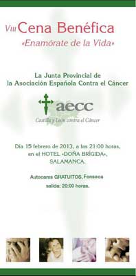 Cena benéfica aecc Salamanca