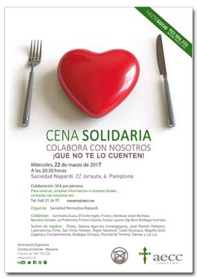 Cena solidaria en la sociedad Napardi
