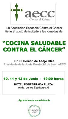 Cocina Saludable Contra el Cáncer en Ponferrada
