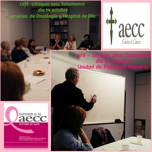 Café-Coloquio de aecc Salamanca: Cáncer de mama