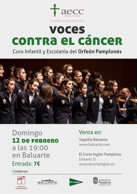 Voces Contra el Cáncer. Coro Infantil y Escolanía del Orfeón Pamplonés