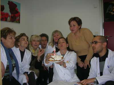 El coordinador Iván Aranda y sus voluntarios