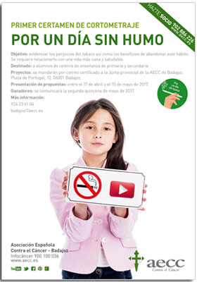 Primer certamen de cortometrajes. Por un día sin humo 