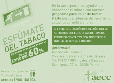 Nuevos cursos de deshabituación tabáquica Balears 2016