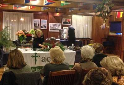 Taller de decoración floral aecc Cantabria