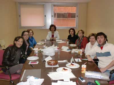 Primer desayuno - coloquio de los voluntarios de la aecc en el Hospital Severo Ochoa