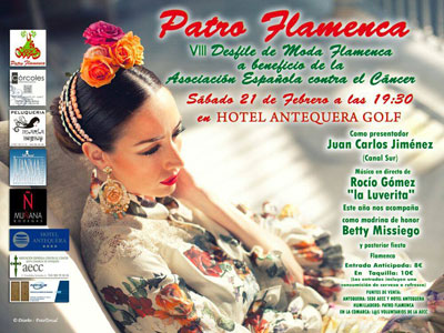 Moda flamenca a beneficio de aecc Antequera