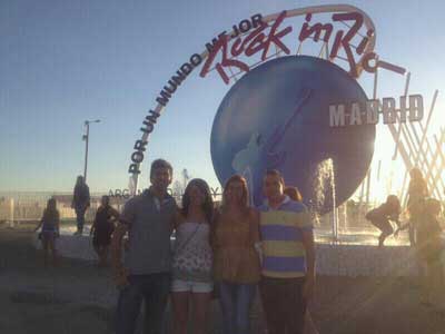En la entrada de Rock in Río