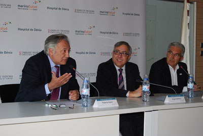 De izquierda a derecha: Pablo Enríquez, Ángel Giménez y Pablo Segarra