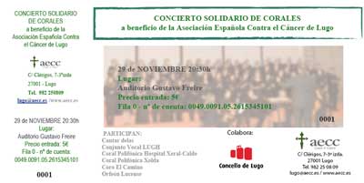 Concierto Solidario de Corales