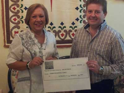 «CD Palencia Balompié» entrega la recaudación del partido benéfico