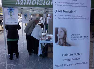 Esfúmate del tabaco. aecc Gipuzkoa
