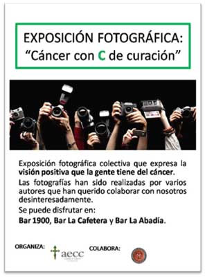 Exposición fotográfica  “Cáncer con C de curación” 