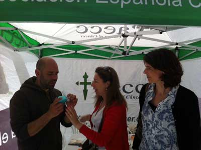 Carpa en la plaza de Felipe II