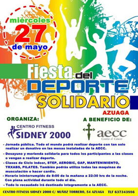Fiesta del deporte solidario en Azuaga