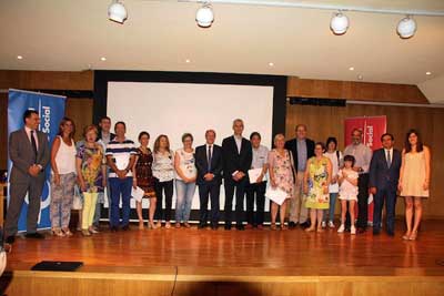 Firma del convenio con Ibercaja 