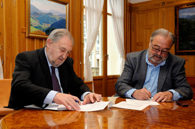 Firma convenio Obra social Caja Vital  