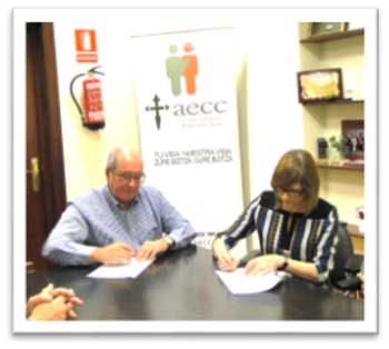 Nuevo convenio de colaboración: Ortopedia Nervión y AECC de Bizkaia