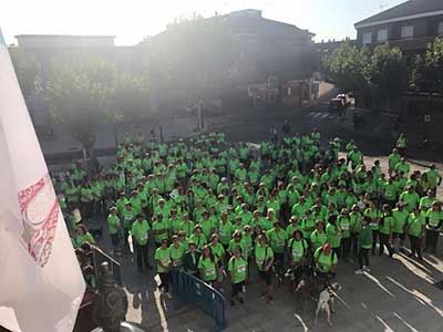 La II Marcha contra el Cáncer de Fuente el Saz de Jarama congrega a 400 vecinos